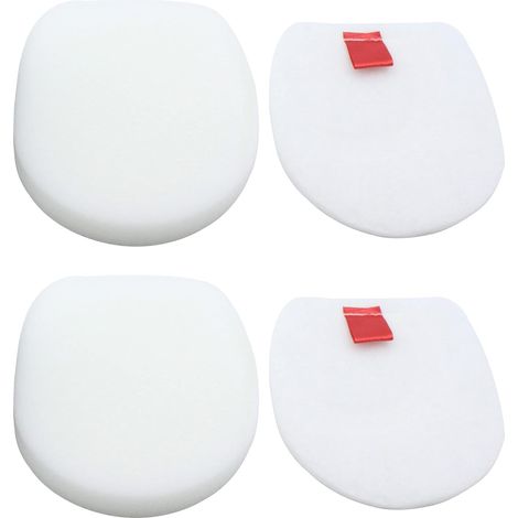 Ensemble de 4 filtres compatibles avec l'aspirateur Shark ic300 compatible avec Shark iz251uk ic300 iz201uk iz202sm iz201me izd260cn (1/5)