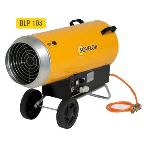 Sovelor - Chauffage air pulsé mobile gaz propane à combustion directe allumage automatique 220W - BLP103E