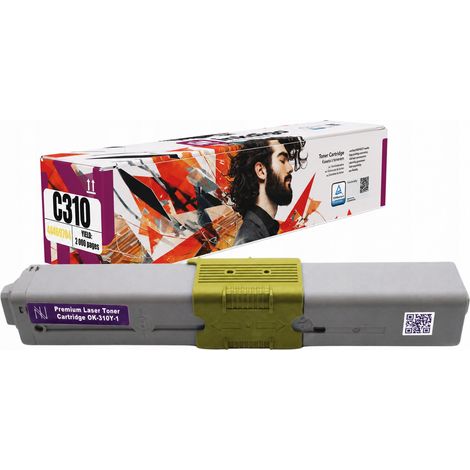 Toner Inkdigo 44469704 compatibile con OKI C310DN MC351DN C510DN C530DN certificato TÜV (1/5)