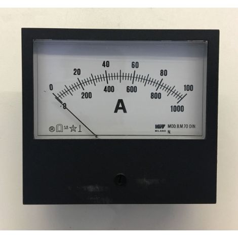 Amperometro 0-100A 95x85mm