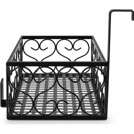 Crochets de suspension pour pots fleurs balcon, réglables (1/5)