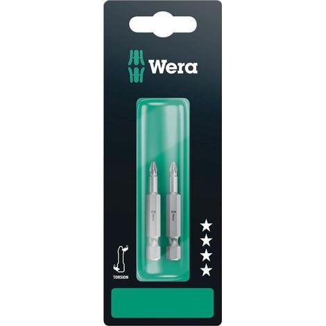 Wera 851/4 TZ SB Bits, PH 1 x 50 mm, 2-teilig 05134380001 (1/5)