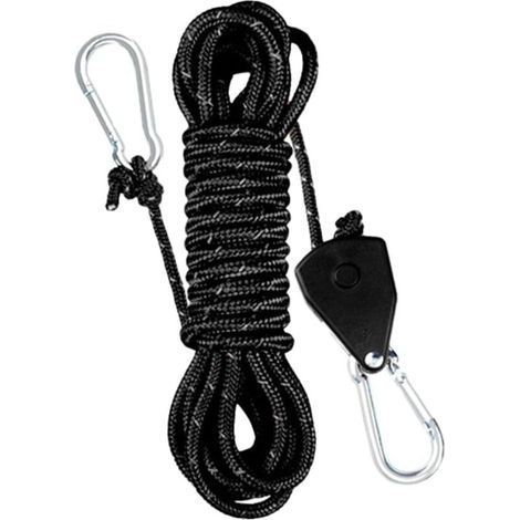 4m Fil Linge Retractable Portable, Corde à Linge Rétractable pour Intérieur Extérieur Camping Voyage,Corde a linge antidérapante,Corde à linge de voyage portable,Accessoires de camping (1/5)