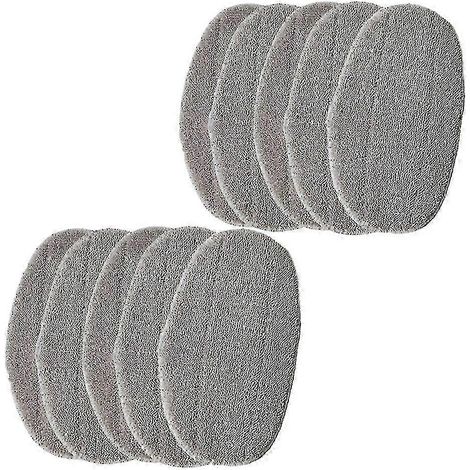 Lot de 10 lingettes de rechange AURA pour balai vapeur Leifheit Cleantenso (1/5)