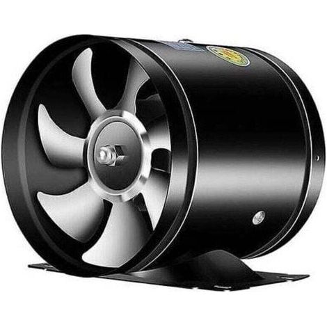 Tuyau ventilateur d'extraction ventilateur d'air tuyau en métal Ventilation ventilateur d'extraction Mini extracteur salle de bains toilette ventilateur mural ventilateur de conduit (1/4)
