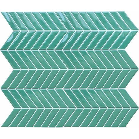 Credence Adhesive Cuisine, Stickers Carrelage pour Salle de Bain, ImperméAble Carrelage Adhesif Carreaux de Autocollant Mural DéCoratif 4 Pièces 250x254mm, (1/5)