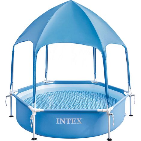 PISCINA CON TELAIO 'CANOPY METAL FRAME' cm 183 x 38 - capac. 700 lt.  - INTEX