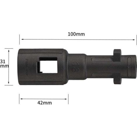 Bayonet Fitting Converter Adapter for Lavor to Karcher K Series Pressure Washer (1/4)