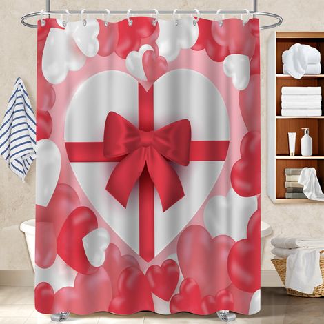 Rideau de douche 180x180 léger polyester pour salle de bain pour salle de bain (1/5)