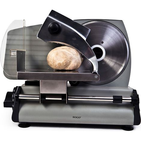 Trancheuse Sogo cfi-ss-921 150W lame inox réglable (1/3)