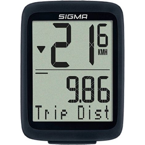 Sigma BC 8.0 WR Ciclocomputer trasmissione via cavo con sensore a ruota (1/5)