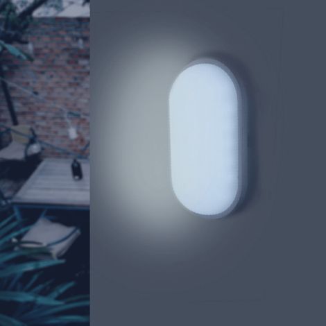 Silamp – Applique LED murale 20W IP65 – Blanc neutre 4000K – Éclairage instantané sans scintillement – Pour halls d'entrée et terrasses (1/2)