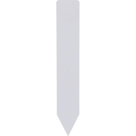 Étiquettes de plantes, étiquette de pot de plantes 5.9 1in étiquettes de plantes, étiquettes de plantes en plastique ou étiquettes réutilisables bonsaï pour arbustes pépinière cour(blanche) (1/4)