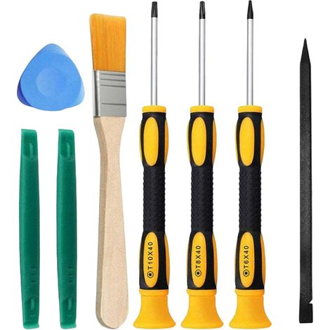 Kit De Démontage - Tournevis Torx T6 T8 T10 Et Phillips - Pour Console Ps4 Ps3 Ps5 Xbox One Xbox 360 Ordinateur - 7 Pièces (1/5)