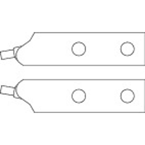 Gedore Ersatzspitzen-Paar gerade d 3,5 mm (1/2)