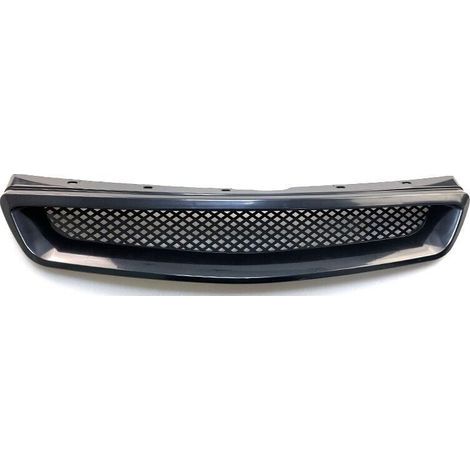 Parrilla delantera para capó estilo EK JDM Type R, compatible con Honda Civic 1999-2000. (1/4)