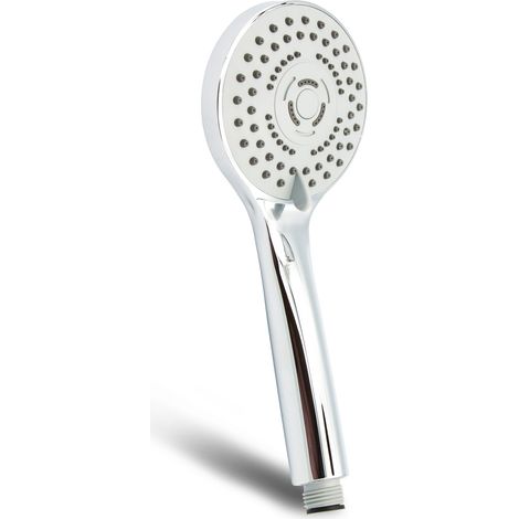 Wassersparende 5 Funktionen Handbrause Chrom "Hidra" (1/4)