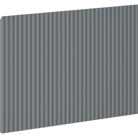 Mexen Rivel frente ranurado para cuerpo de gabinete de baño 50 x 43,5 cm, grafito mate - 91A20-0500-470-1-66 (1/2)