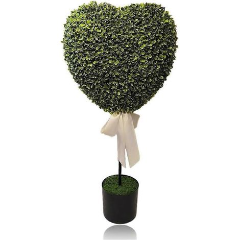 Décorations en forme de cœur pour la Saint-Valentin, arbres à fleurs décoratifs en forme de cœur, pots de fleurs décoratifs en forme de boule, ornements romantiques pour jardin et terrasse (1/5)