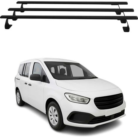 OMAC Heavy Duty Dachträger Querträger kompatibel mit Mercedes Citan W420 2021-2026 – 3 Stangen – Stahl Schwarz (1/5)