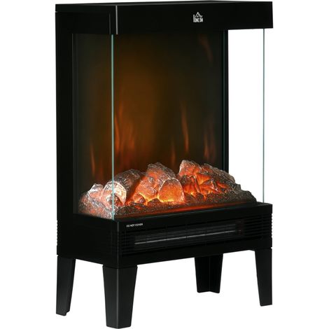 Cheminée électrique – 1000/2000 W – 40.5 × 20 × 62 cm