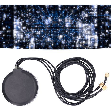 Antenne 3-en-1 4G/2,4G/GPS, boîtier étanche extérieur, grand format circulaire, sortie latérale magnétique, connecteur SMA mâle (1/5)