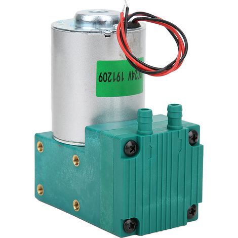 Mini-Vakuumpumpe mit hohem Fördervolumenstrom und geringem Geräuschpegel (-70–150 kPa, 12 W, 10 l/min, DC 12 V/DC 24 V/AC 220 V/DC 24 V) (1/5)