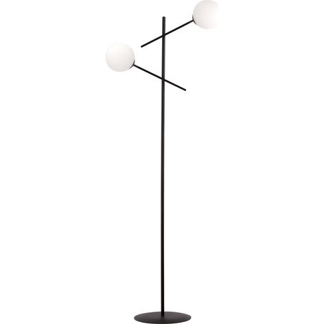 Lampada da terra Emibig LINEAR 2xE14 nero/opal 150cm (1/5)