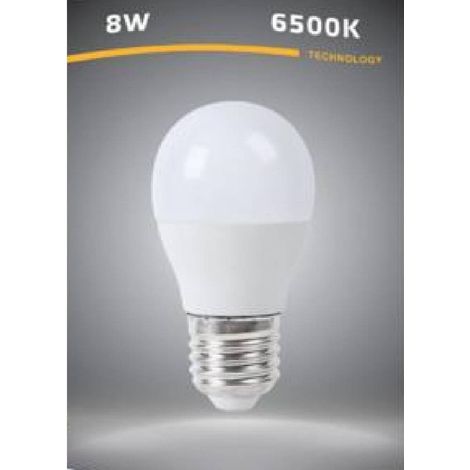 Lampadina Led E27 G45 8 Watt 15d Bulbo Luce Bianco Caldo Freddo Naturale G4509