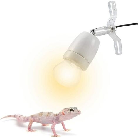 300W Ceramic Socket. E27 Lamp Socket. 360° Rotating Reptile Heater with Adjustable Mounting Bracket (Bulb Not Included) (1/5)