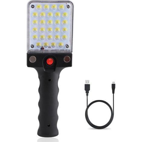 Lampe de travail LED rechargeable magnétique USB pliable flexible (1/5)