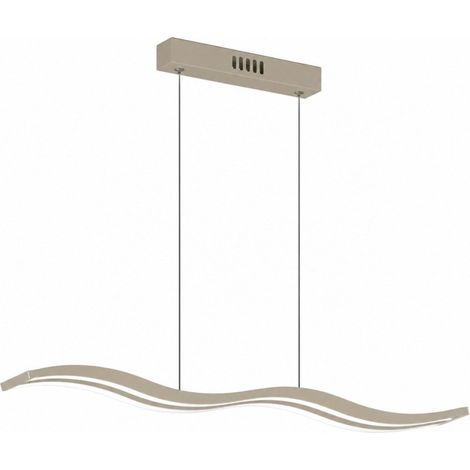 Lampadario led top light double wave 1178s sa dimmerabile metallo acrilico (1/4)