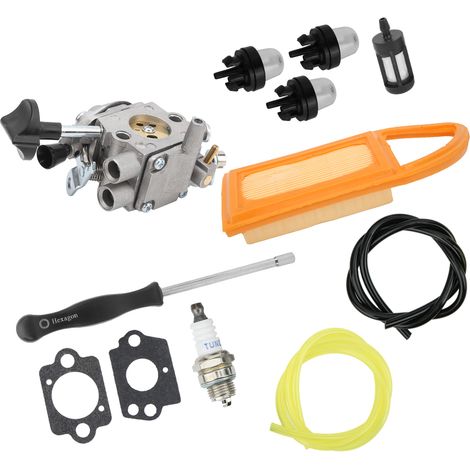 Kit de carburateur complet avec filtre à air et tube d'huile pour souffleur à dos Stihl BR500 BR550 BR600 (1/5)