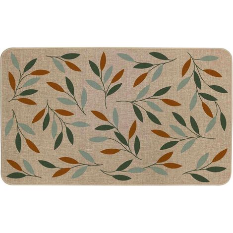 Tapis Tissé Imprimé "Lucene" 45x75cm Naturel (1/2)