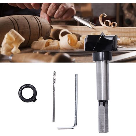 Kit de scie cloche pour charnières de 35 mm, outils de menuiserie pour le perçage et la pose de charnières (1/5)