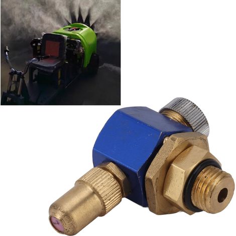 Pulvérisateur agricole haute pression en céramique à double usage, filetage interne G3/8, en forme d'éventail, pour la pulvérisation d'arbres fruitiers (modifié avec un petit pulvérisateur en cuivre à (1/5)