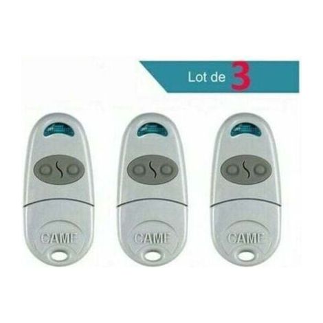 Andyou – Télécommande Came TOP432NA 433,92 MHz – 2 canaux – Portée 50-150 m – Alimentation 2 piles CR2016 – Compatible avec systèmes CAME