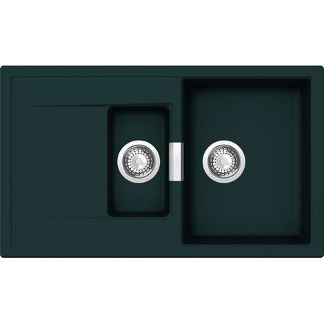 Schock Einbauspüle Cristadur Mono D-150 A Ivy IVY Exzenterbedienung (1/3)