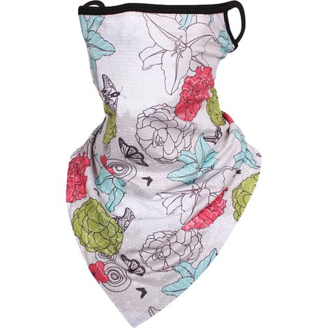 Masque de protection pour femme, idéal pour la conduite et le moto, en été, respirant, respirant, type serviette de sport, pour la nuque. (1/5)