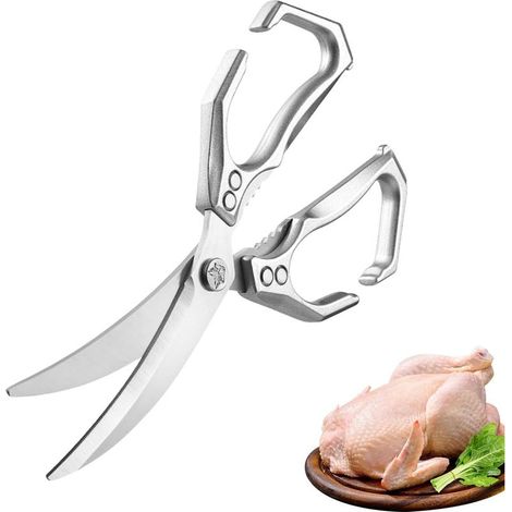 Küchenschere für Lebensmittel – 2-in-1-Fischschere mit Brechmechanismus (1/5)