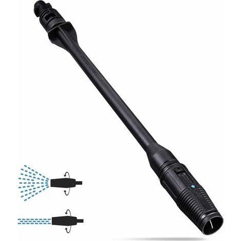 Lance de Nettoyeur Haute Pression, 140Bar Lance Accessoire pour Karcher k2 k3 k4 k5 k6 k7 Accessoire pour Nettoyeur Haute Pression avec Buse Réglable 47040mm (1/5)