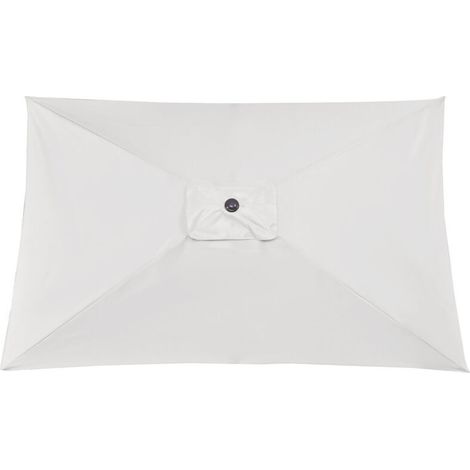 Replacement Canopy for Patio Umbrella, Thick and Durable Outdoor Umbrella Cover, White (1/4)