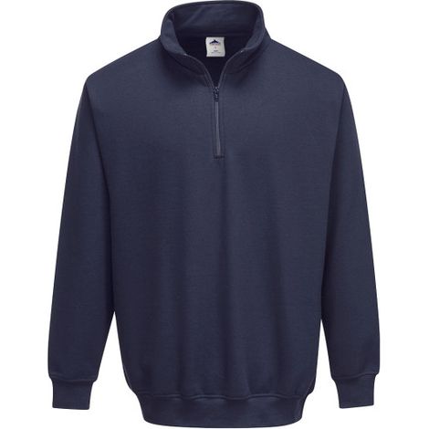 Sudadera Sorrento con cremallera en el cuello - B309 XS Azul marino