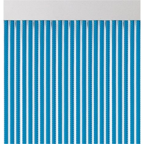 CORTINA DE PUERTA CINTA AZUL 90X210 CM - EHLIS (1/2)