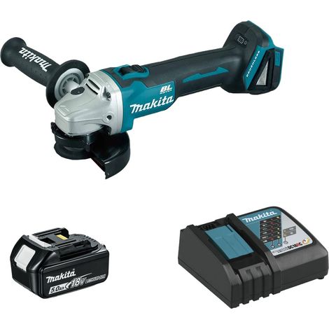 Mini-Winkelschleifer MAKITA DGA504RT1-SK (1 x 5,0 Ah + DC18RC) (1/5)