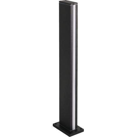 Lampione da giardino Grado nero LED 12W 4000K IP54 Italux (1/2)