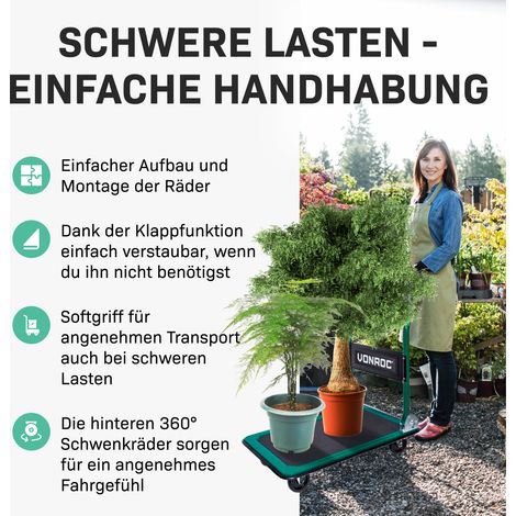 [JAMAIS UTILISÉ] Transportwagen – Klappbar – Traglast max. 150 kg (1/2)