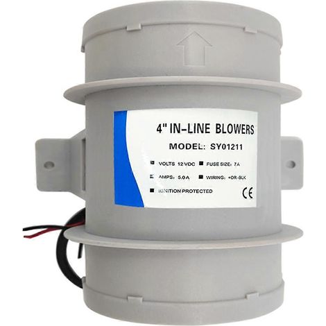 10 cm (4 Zoll) Inline-Bilgenlüfter für Boote - Farbfoto (1/5)