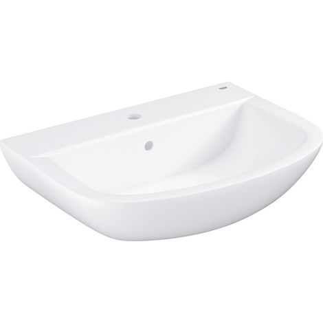 Grohe Bau Ceramic - Lavabo 65x47 cm, con 1 orificio para grifería, blanco alpino 39420000 (1/4)
