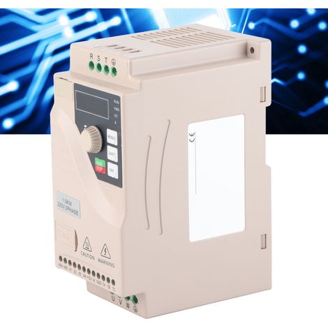 Variateur de fréquence ST300-2S1.5G 1,5 kW, variateur de vitesse universel pour moteurs et ventilateurs, entrée monophasée 220 V CA, sortie triphasée 220 V CA avec communication RS485 (1/5)